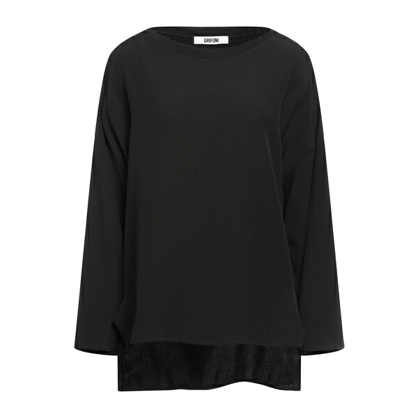 【貨物輸送無料】 グリフォーニ レディース プルオーバー トップス Tops Black