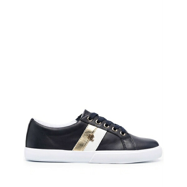 ラルフローレン レディース スニーカー シューズ Janson leather sneakers Black