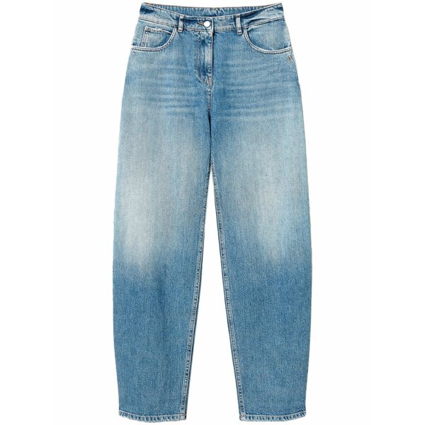 ツイン仕掛ける レディース ジーンズズボン下 ボトムス Five-pocket tapered jeans Blue
