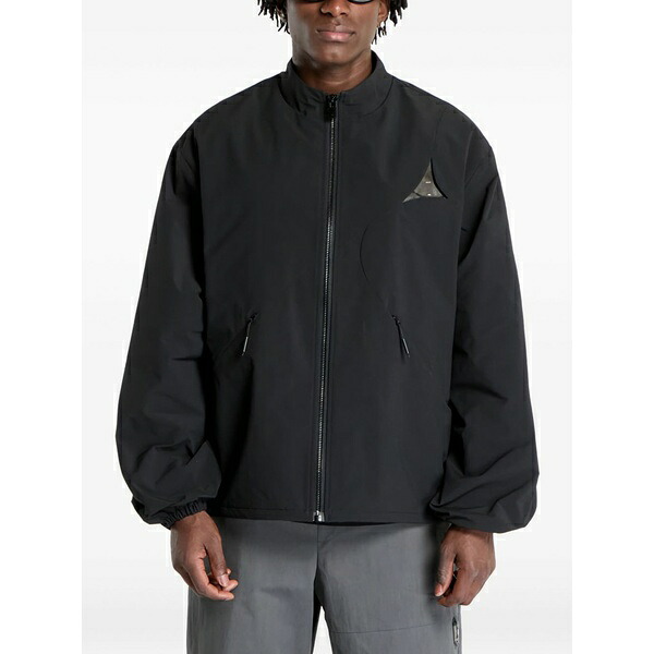 ヘリオットエミル メンズ ジャケット＆ブルゾン アウター Zip-fasteing jacket Black｜asty