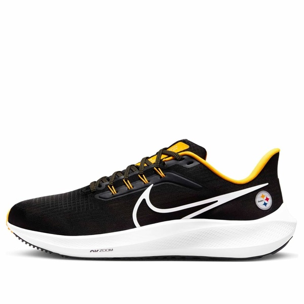 Nike ナイキ メンズ スニーカー  【Nike x NFL Air Zoom Pegasus 39 \u0027Pittsburgh Steelers\u0027 DR2059-001】  大いさ US_8.5(26.5糎) 靴-メンズ靴