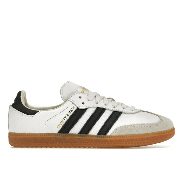 adidas アディダス メンズ スニーカー  【adidas Samba OG Sporty \u0026 Rich White Black】  サイズ US_5(23.0cm) Cloud White/Legend Ink/Gum