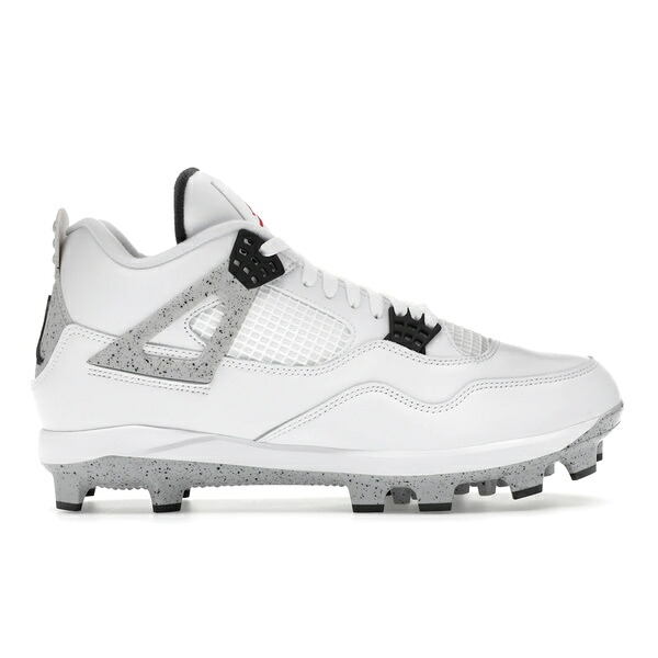 Jordan ジョーダン メンズ スニーカー  【Jordan 4 Retro MCS White Cement】  大いさ US_8(26.0珊) White/Fire Red/Black/Tech Grey メンズ靴-スニーカー-靴