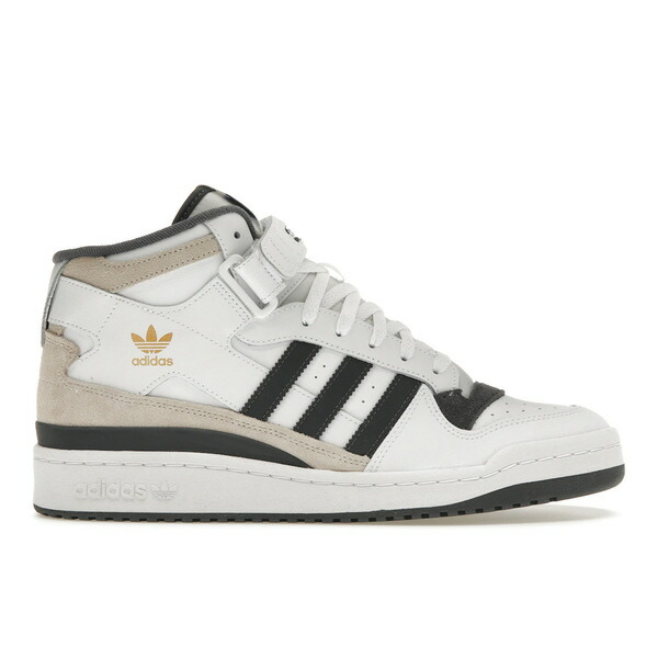 adidas アディダス メンズ スニーカー  【adidas Forum Mid Footwear White Grey】  大きさ US_12(30.0糎) Footwear White/Gray Five/Gold Metallic