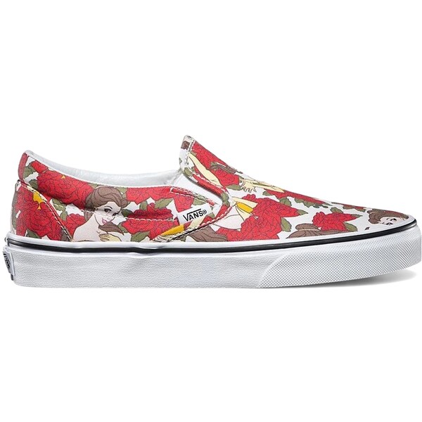 Vans バンズ メンズ スニーカー 【Vans Classic Slip-On Disney Beauty and the Beast Belle】 サイズ US_M_3.5 Red/True White画像