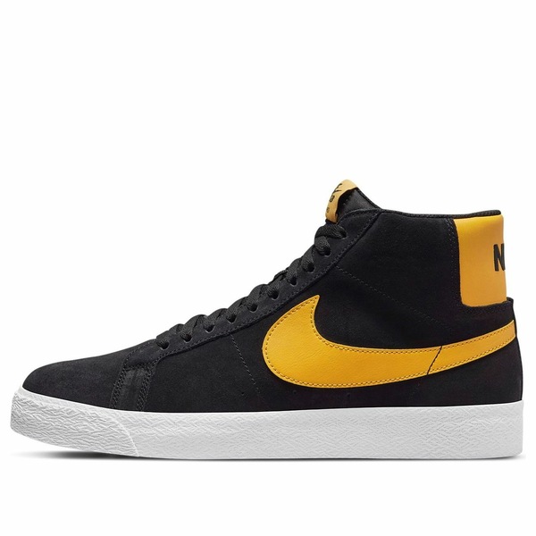 Nike ナイキ メンズ スニーカー  【Nike Zoom Blazer Mid SB \u0027Black University Gold\u0027 864349-009】  大いさ US_7(25.0糎) スニーカー-靴