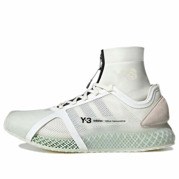 adidas アディダス メンズ スニーカー 【adidas Y-3 Runner 4D IOW Mid 'Core White' GZ9142】 サイズ US_8.5(26.5cm)｜asty