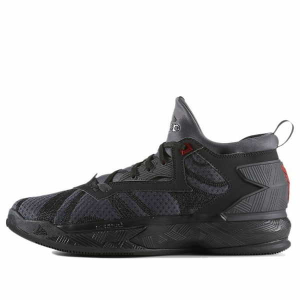 adidas アディダス メンズ スニーカー 【adidas D Lillard 2 'Core Black Vivid Red' B42355】 サイズ US_8.5(26.5cm)｜asty