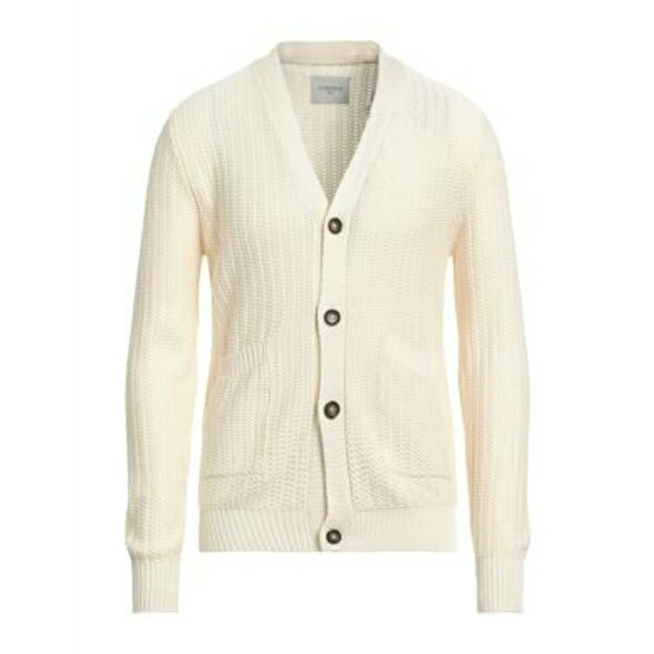 【送料無料】 チルコロ1901 メンズ カーディガン アウター Cardigans White｜asty