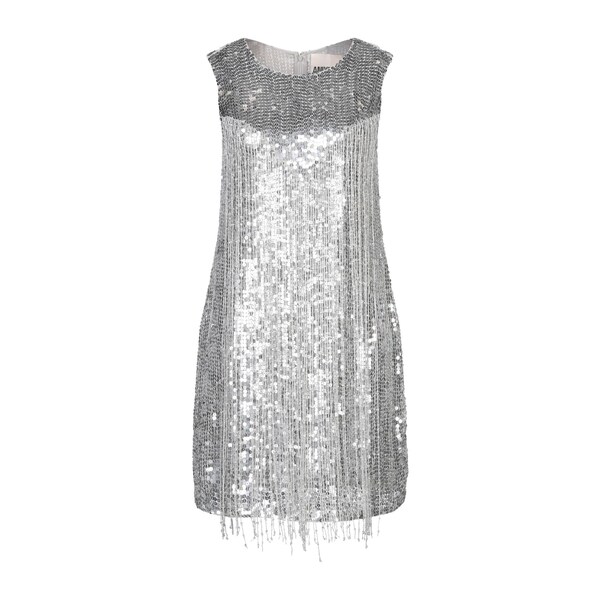 【送料無料】 アニエバイ レディース ワンピース トップス Mini dresses Silver
