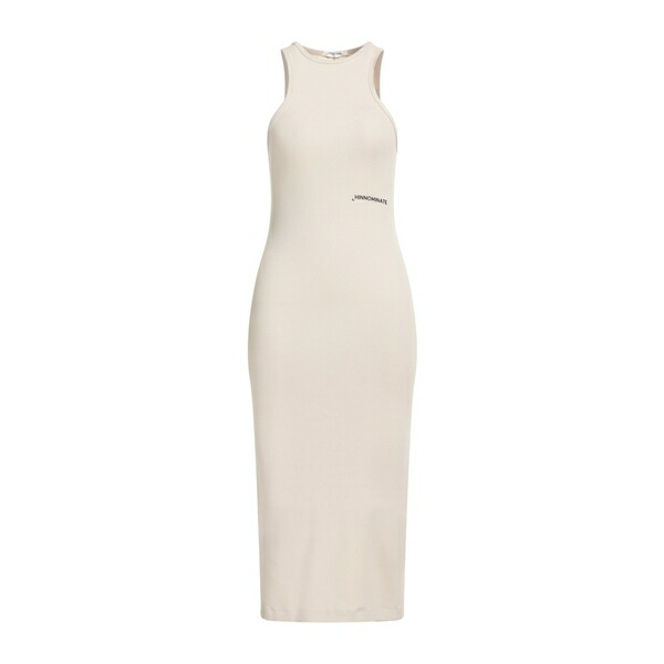 【送料無料】 ヒノミネイト レディース ワンピース トップス Midi dresses Beige