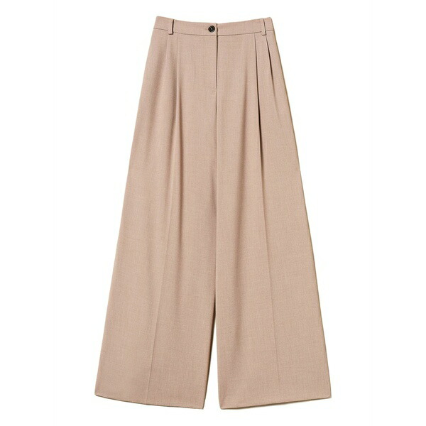 ツインセット レディース カジュアルパンツ ボトムス Pleated palazzo pants Neutrals｜asty 36,920円