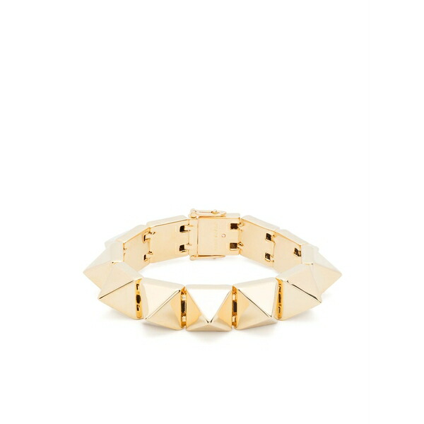 エディーボルゴ メンズ ブレスレット・バングル・アンクレット 付属物 Large pyramid bracelet Gold