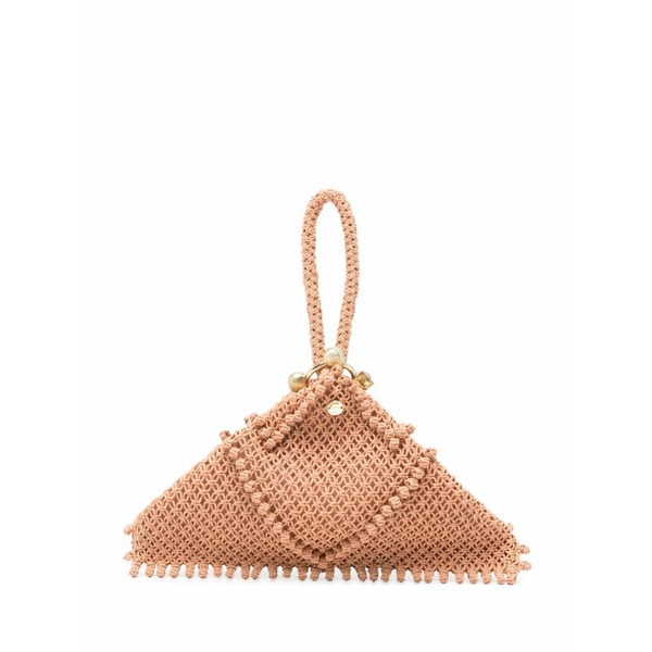アレメ レディース トートバッグ 御徒面子 Zip-fastening tote bag Pink バッグ・小物・ブランド雑貨-トートバッグ