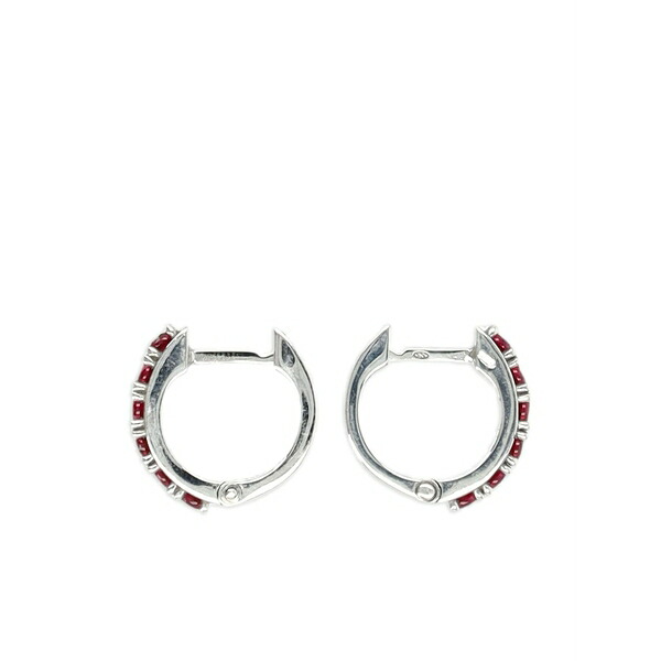 エマニュエレ ビコッキ メンズ ピアス・イヤリング 添え物 Embellished hoop earrings Silver