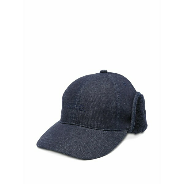 アーペーセー レディース かぶり笠 付属品 Ear-flap denim cap Blue