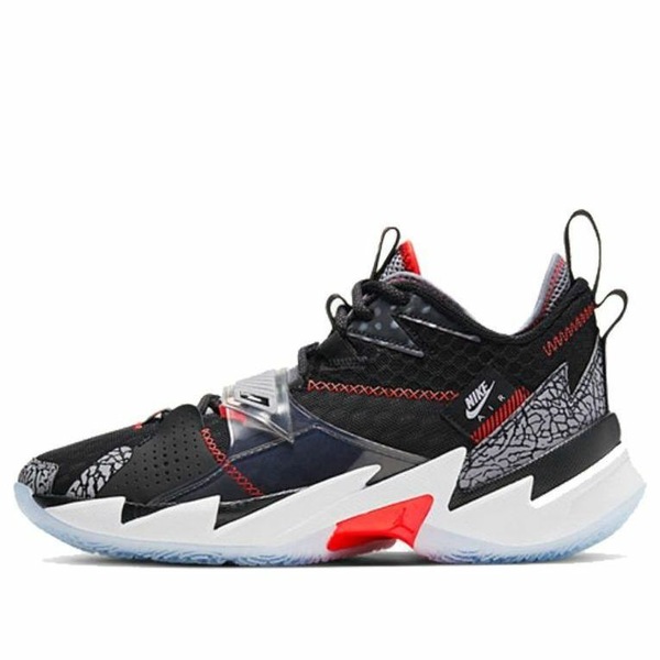 Air Jordan ジョーダン メンズ スニーカー  【Air Jordan Why Not Zer0.3 PF \u0027Black Cement\u0027 CD3002-006】  大きさ US_9(27.0糎)