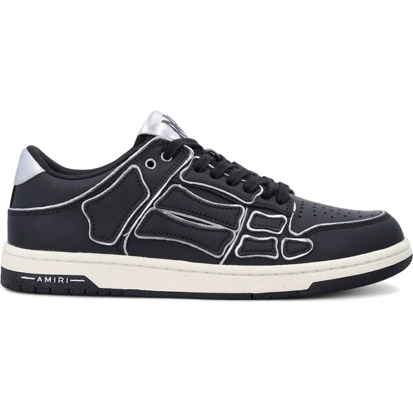 AMIRI アミリ メンズ スニーカー  【AMIRI Skel Top Low Black Silver】  サイズ US_12(30.0cm) Black/Silver