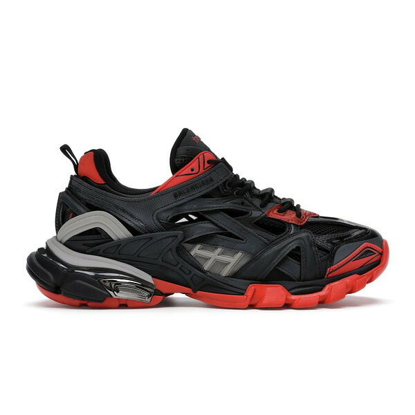 Balenciaga バレンシアガ メンズ スニーカー  【Balenciaga Track.2 Black Red Grey】  大きさ US_6(24.0糎) Black/Grey/Red