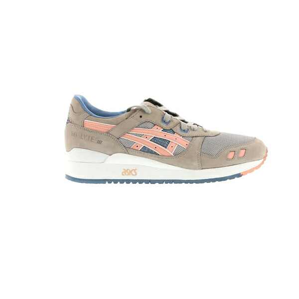 ASICS アシックス メンズ スニーカー  【ASICS Gel-Lyte III Ronnie Fieg Flamingo】  サイズ US_9(27.0cm) Grey/Salmon
