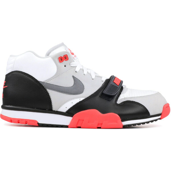Nike ナイキ メンズ スニーカー 【Nike Air Trainer 1 Mid Infrared】 サイズ US_M_13 White/Cool Grey-Cement Grey-Black｜asty