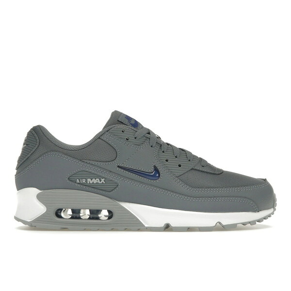 Nike ナイキ メンズ スニーカー  【Nike Air Max 90 Jewel Cool Grey】  大いさ US_M_13 Cool Grey/Deep Royal Blue/Light Smoke Grey スニーカー-靴
