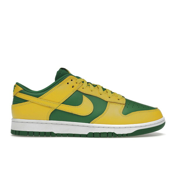 Nike ナイキ メンズ スニーカー 【Nike Dunk Low Retro Reverse Brazil】 サイズ US_8(26.0cm) Apple Green/Yellow Strike-White|asty