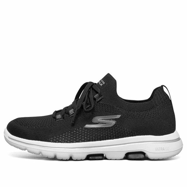 Skechers スケッチャーズ レディース スニーカー  【(WMNS) Skechers Go Walk 5 Black/White 124010-BKW】  大きさ US_6(23.0糎)