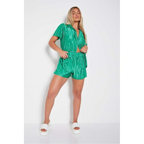 アイソウイットファースト レディース シャツ Co-Ord トップス Green 
