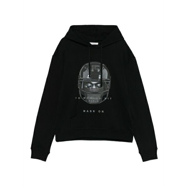 インノミネイト メンズ パーカー・スウェットシャツ アウター Graphic-print hoodie Black