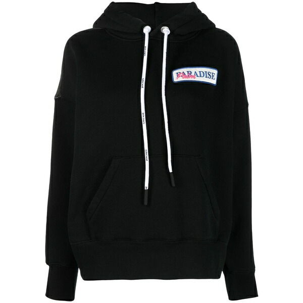 パーム・エンジェルス レディース パーカー・スウェットシャツ アウター Graphic-print organic cotton hoodie Black