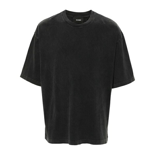 アクセルアリガト メンズ Tシャツ トップス Typo summer t-shirt Black｜asty