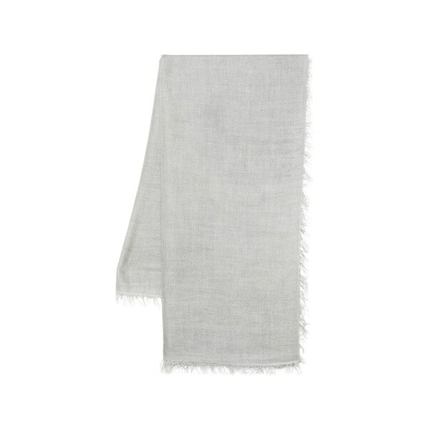 ファリエロ サルティ メンズ えり巻き・袈裟・えり巻き 付属物 Enry frayed scarf Grey