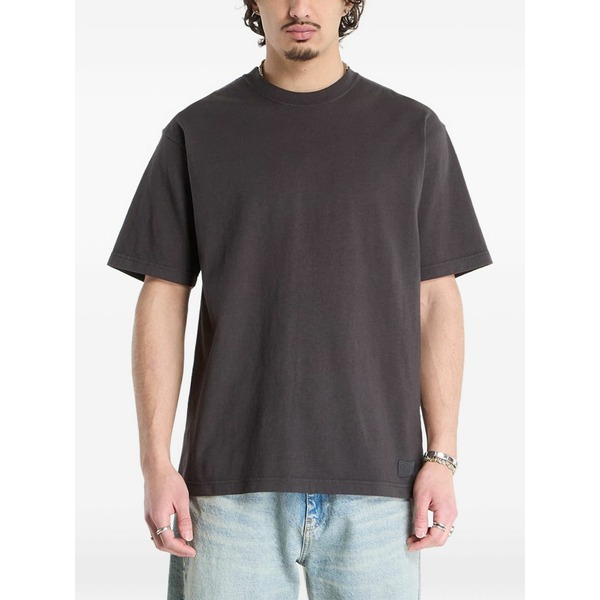 バンズ メンズ Tシャツ トップス Loose-fit t-shirt Black|asty