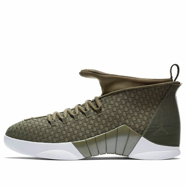 Jordan ジョーダン メンズ スニーカー 【Air Jordan 15 Retro x PSNY \u0027Medium Olive\u0027 AO2568-200】  大きさ US_8(26.0糎)