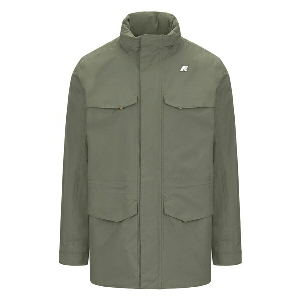 ケイ通い路 メンズ 上衣＆上衣 アウター Pocketed jacket  Green