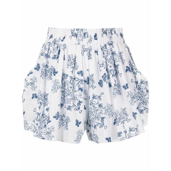マッグロー レディース カジュアルパンツ ボトムス Story porcelain print shorts White｜asty