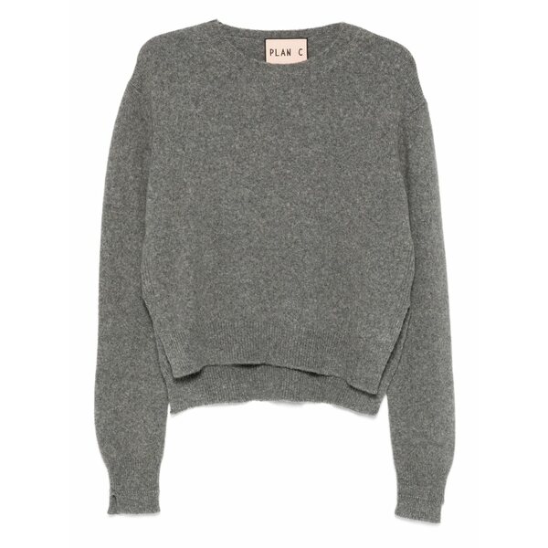プランシー レディース プルオーバー トップス Crewneck top Grey