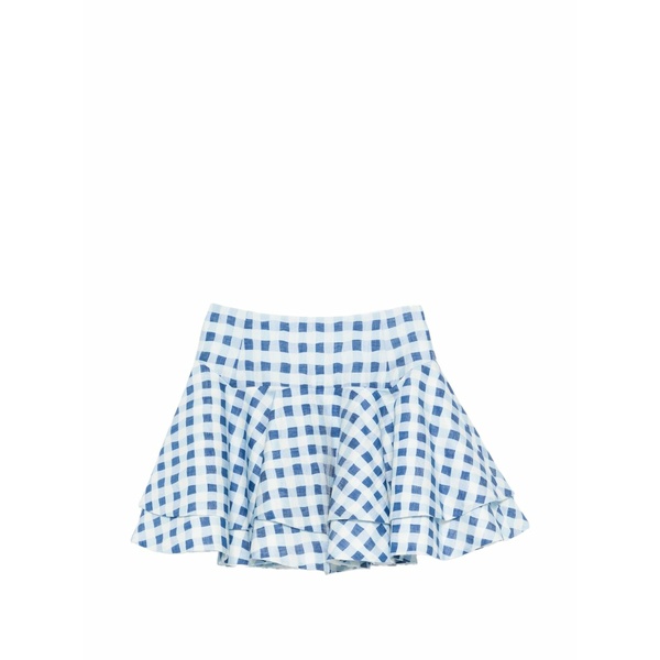 サンドロ レディース スカート ボトムス Check-pattern mini skirt White