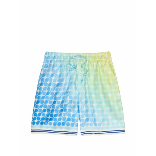 カサブランカ メンズ カジュアルパンツ ボトムス Tennis tile shorts Blue|asty