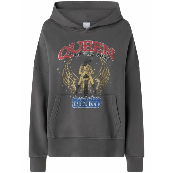 ピンコ レディース パーカー・スウェットシャツ アウター Cotton hoodie Grey