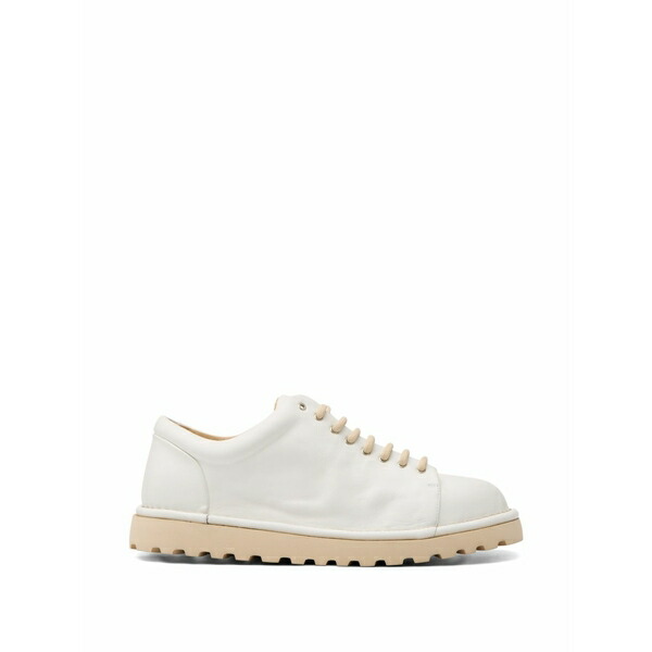 マーシル メンズ 御召しものシューズ シューズ Pallottola pomice lace-up derby shoes  White
