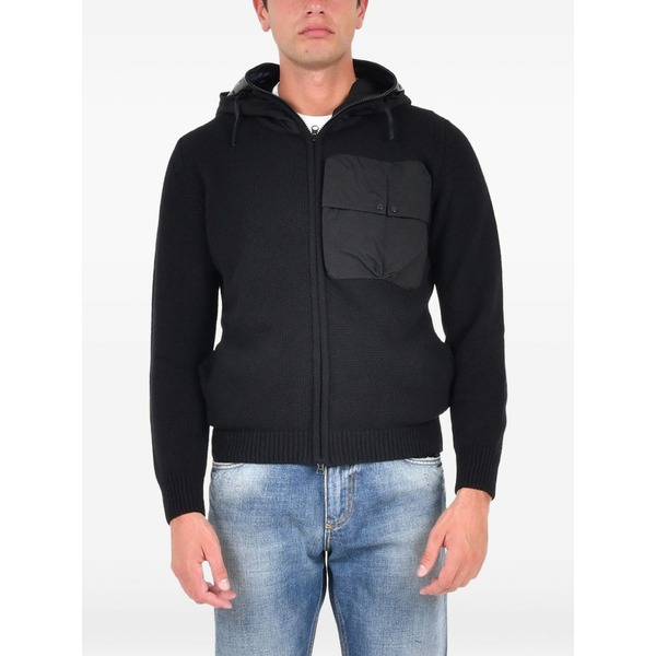 シーピーカンパニー メンズ パーカー・スウェットシャツ アウター Goggles-detail zip-up hoodie Black｜asty 80,740円