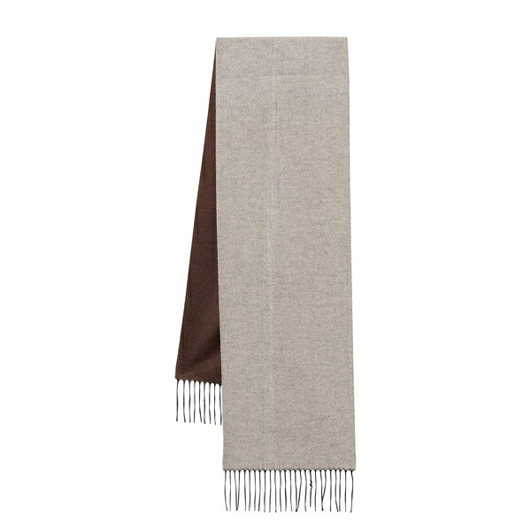 ディーフォーポイントゼロ メンズ えり巻き・袈裟・えり巻き 付属物 Logo-patch scarf Brown