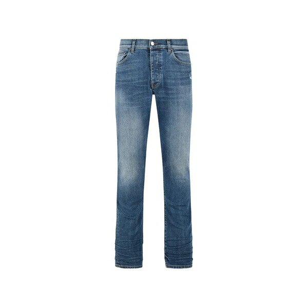 アミリ メンズ デニムパンツ ボトムス Straight-leg jeans Blue|asty