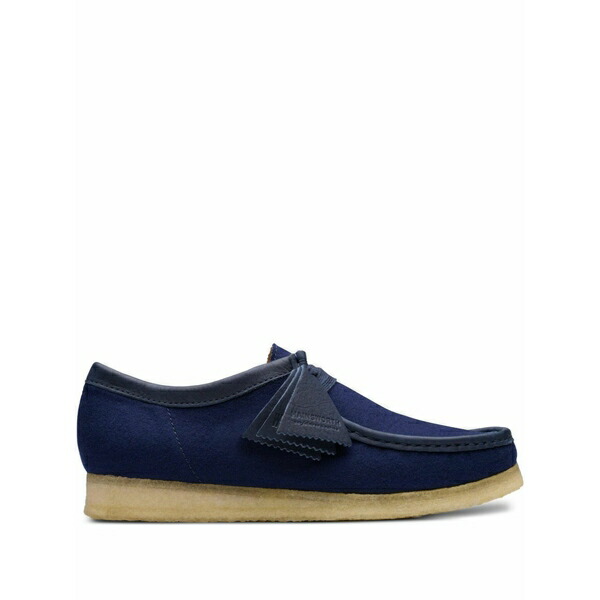 クラークス メンズ ブーツ シューズ Wallabee desert boots Blue｜asty