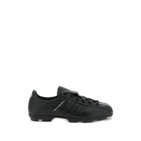 ワイスリー メンズ スニーカー シューズ Y-3 field leather sneakers Black|asty