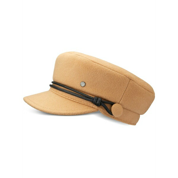 メゾンミッシェル  レディース かぶり笠 佩び物 New abby cashmere sailor cap Brown