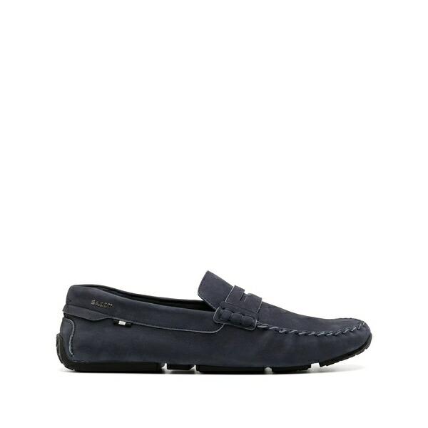 バリー メンズ スリッポン・ローファー シューズ Pier leather loafers Blue｜asty