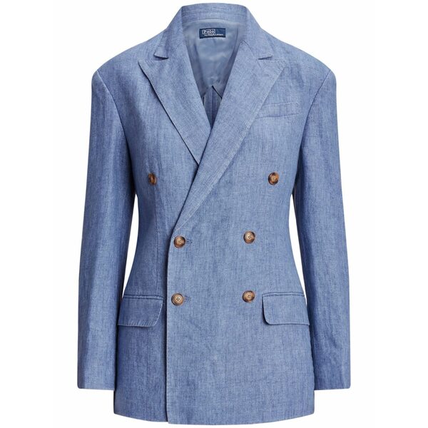 ラルフローレン レディース 上衣＆上衣 アウター Delave double-breasted blazer Blue